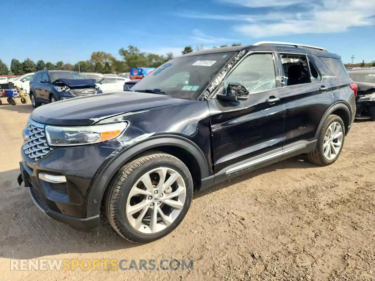 1 Photograph of a damaged car 1FM5K8HC3MGB13785 FORD EXPLORER 2021