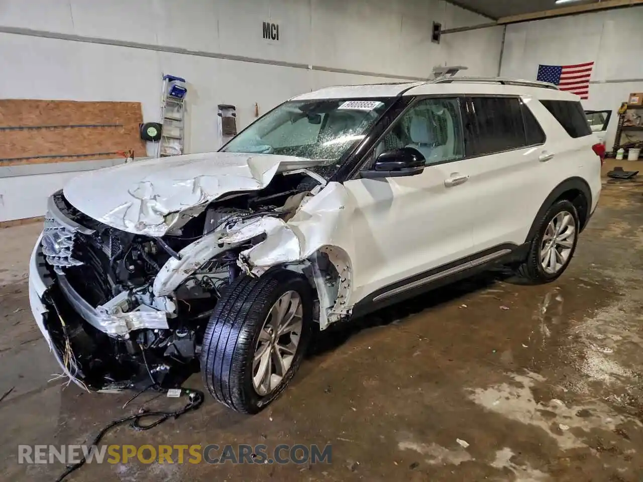 1 Photograph of a damaged car 1FM5K8HC3MGB59102 FORD EXPLORER 2021