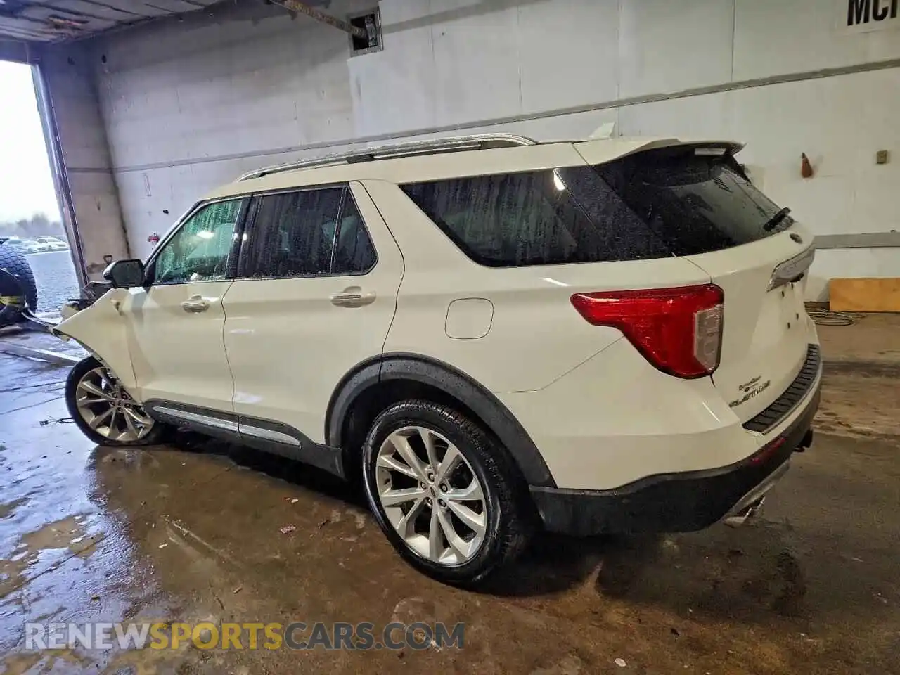 2 Photograph of a damaged car 1FM5K8HC3MGB59102 FORD EXPLORER 2021