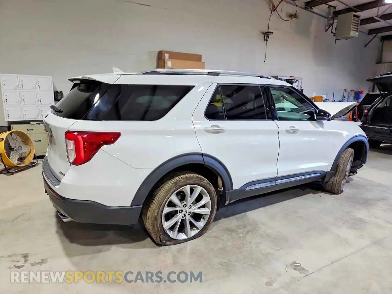 3 Photograph of a damaged car 1FM5K8HC5MGA12800 FORD EXPLORER 2021