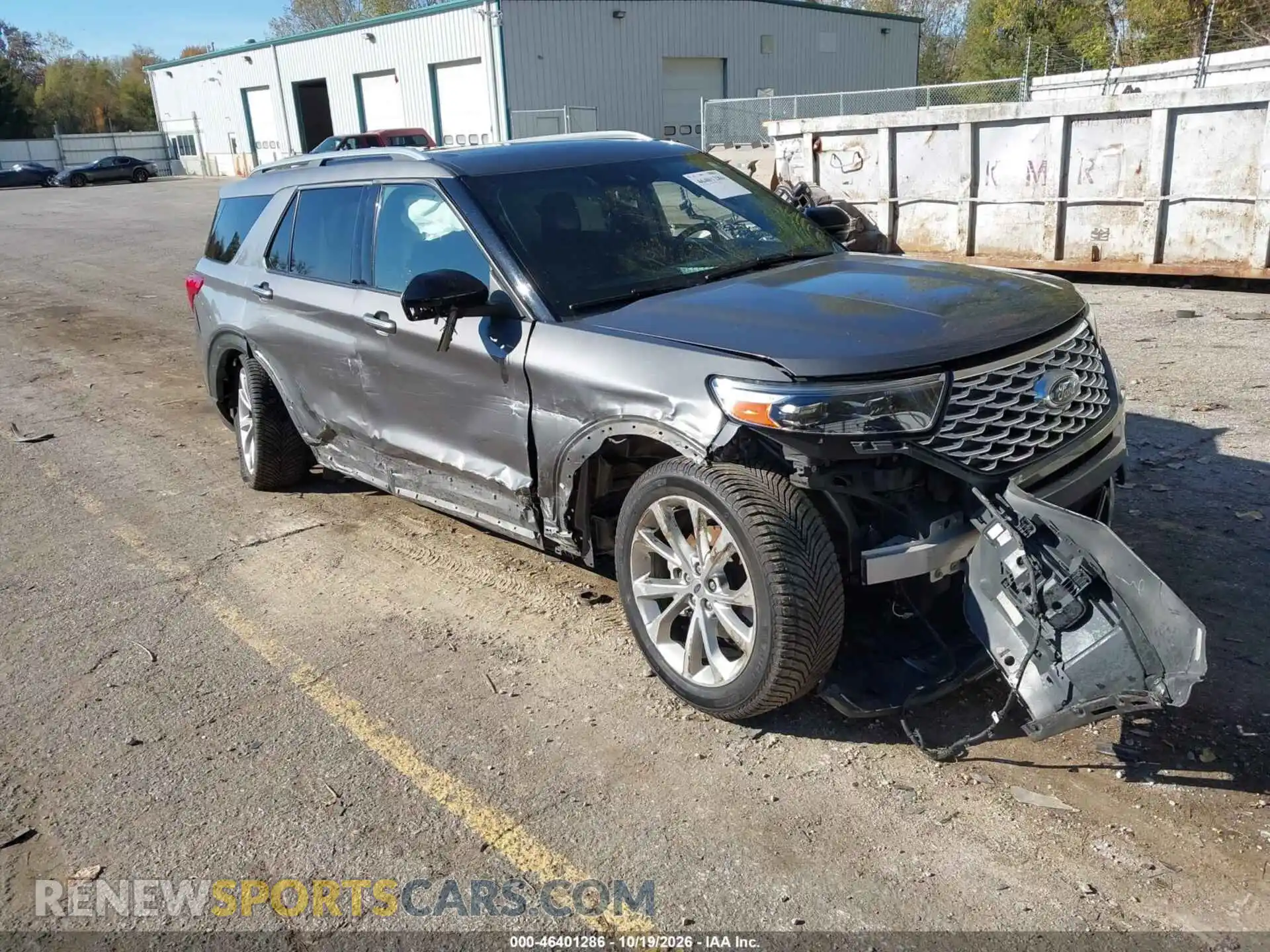 1 Photograph of a damaged car 1FM5K8HC7MGA28528 FORD EXPLORER 2021