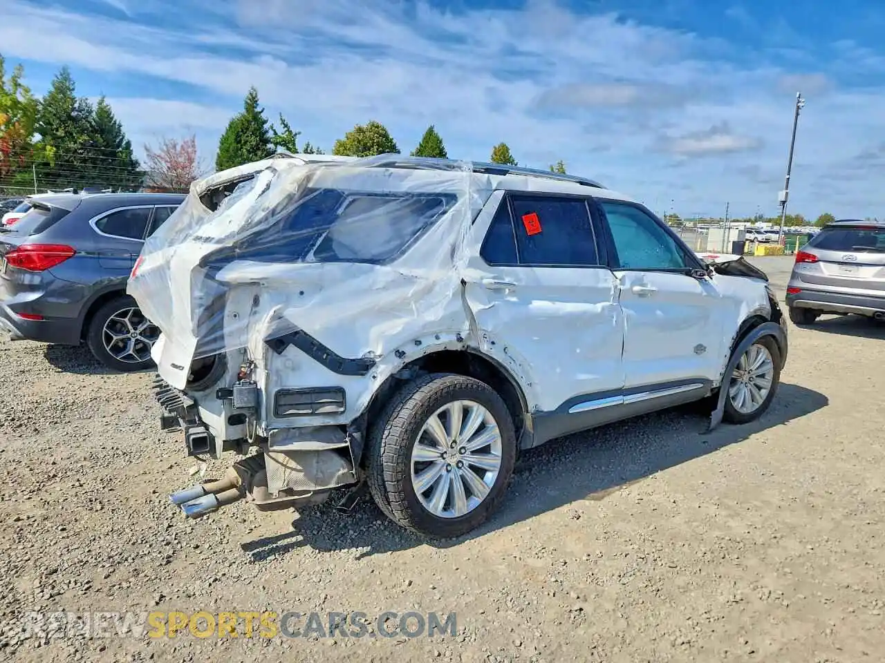 3 fotografías del automóvil dañado 1FM5K8LC4MGB79740 FORD EXPLORER 2021