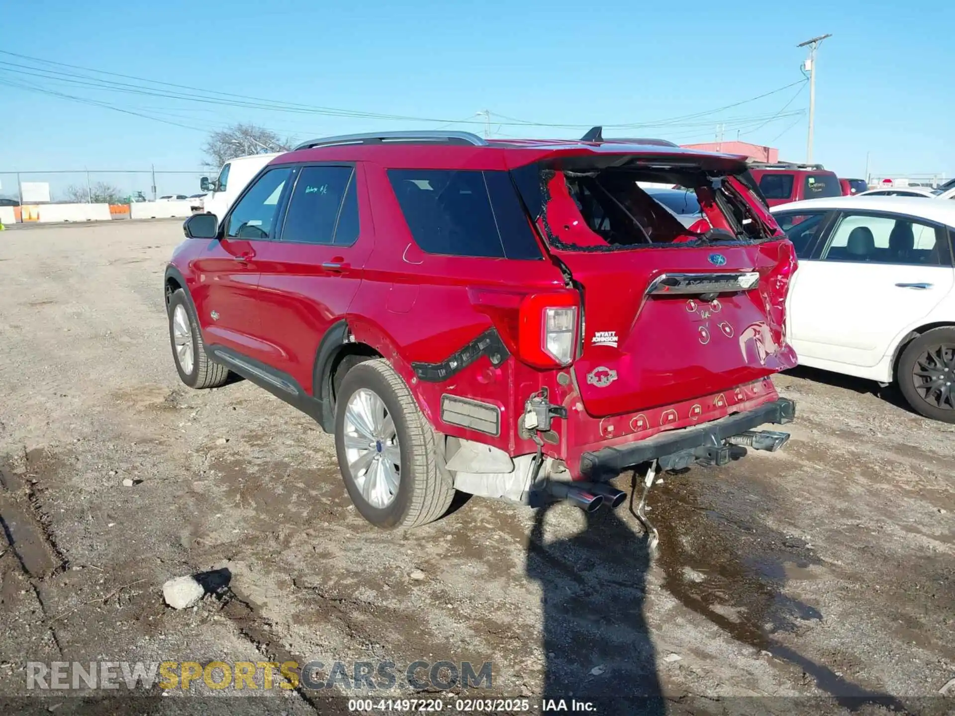 3 Photograph of a damaged car 1FM5K8LC8MGB78249 FORD EXPLORER 2021