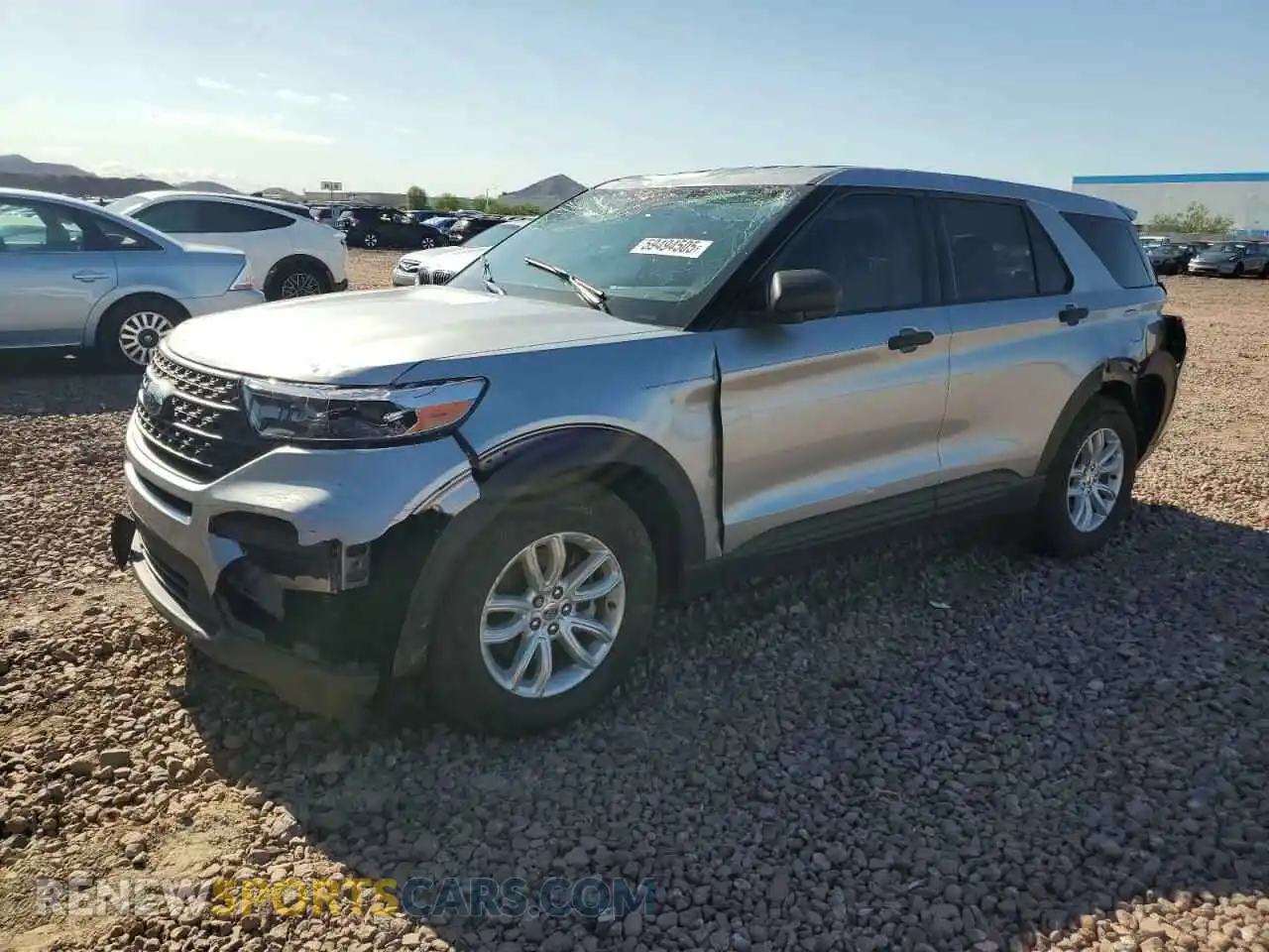 1 Photograph of a damaged car 1FMSK7BH7MGA72210 FORD EXPLORER 2021