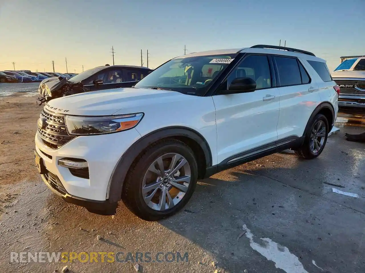 1 Photograph of a damaged car 1FMSK7DH0MGA04375 FORD EXPLORER 2021