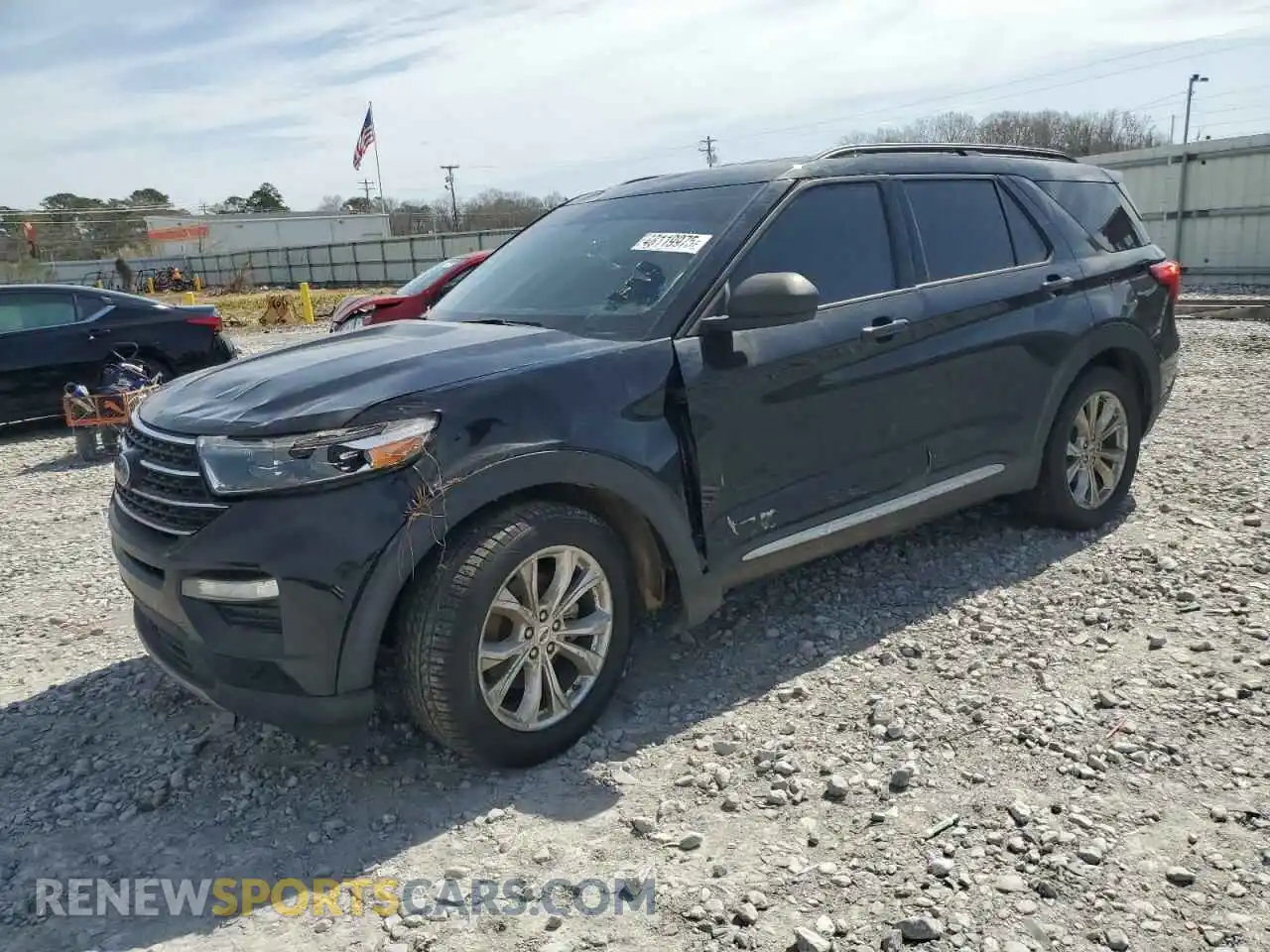 1 Photograph of a damaged car 1FMSK7DH0MGA37215 FORD EXPLORER 2021