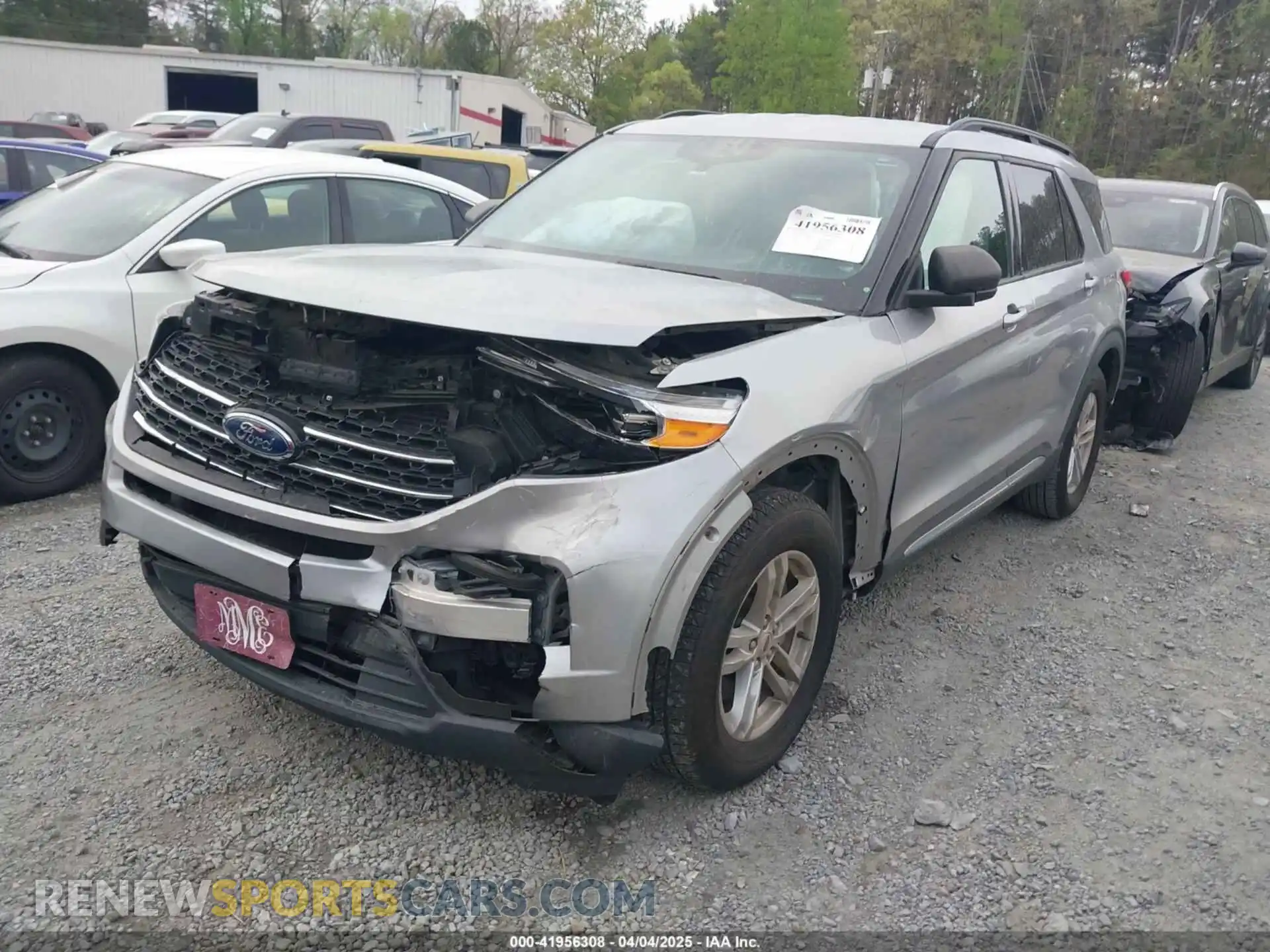 2 Photograph of a damaged car 1FMSK7DH0MGA77441 FORD EXPLORER 2021