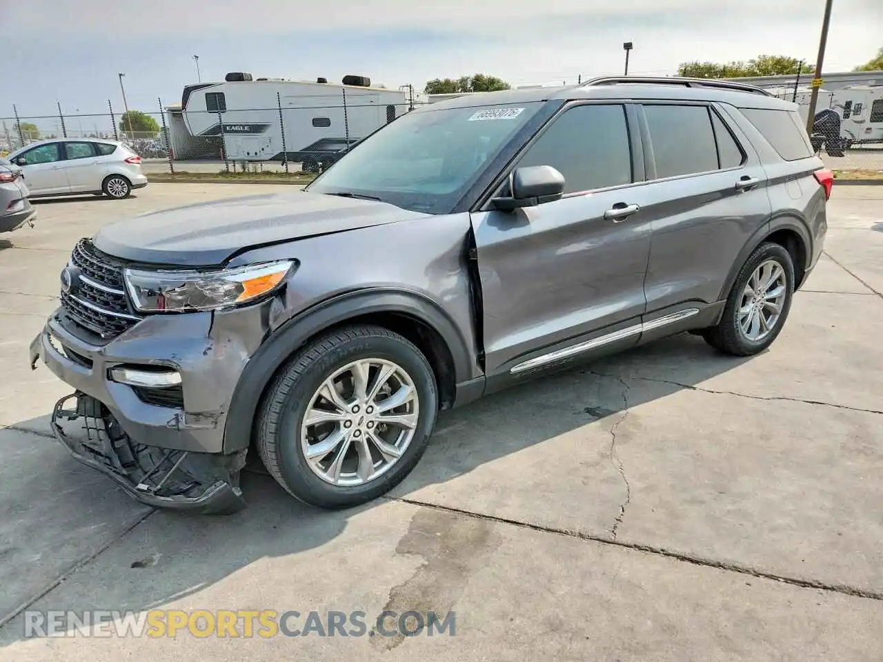 1 Photograph of a damaged car 1FMSK7DH0MGB21180 FORD EXPLORER 2021