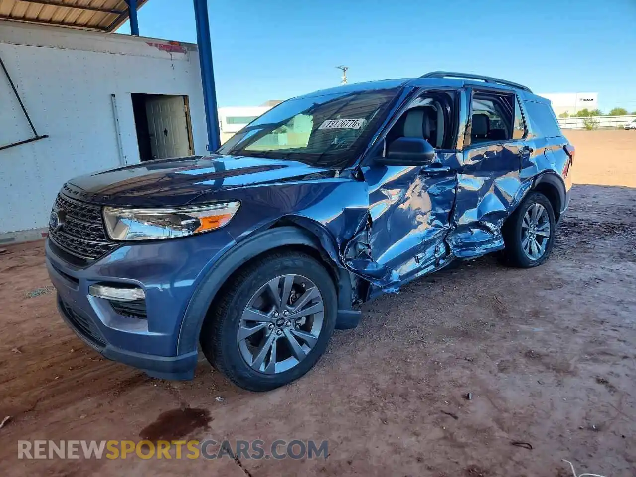 1 Photograph of a damaged car 1FMSK7DH1MGB71182 FORD EXPLORER 2021