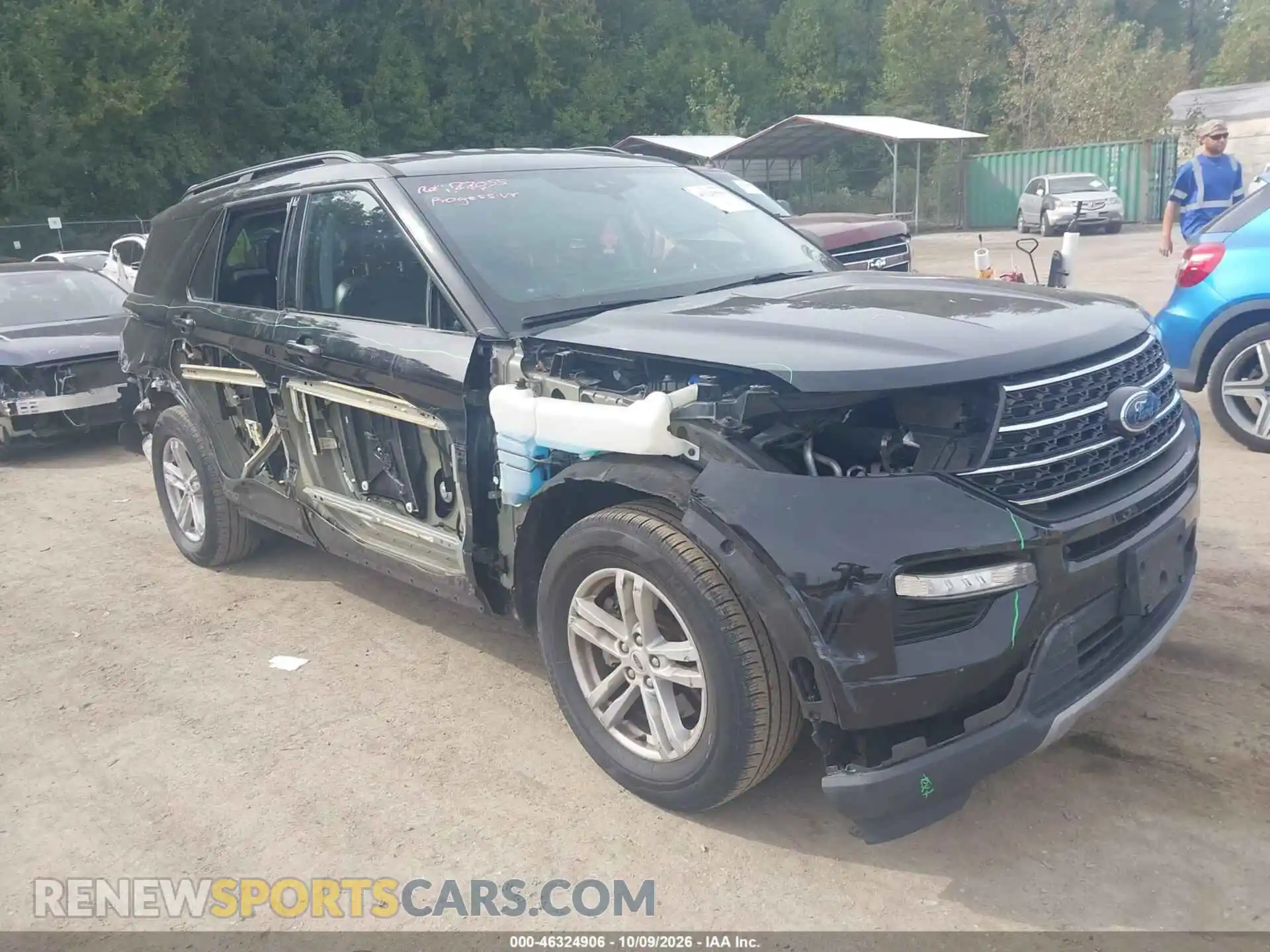1 Photograph of a damaged car 1FMSK7DH1MGC27993 FORD EXPLORER 2021