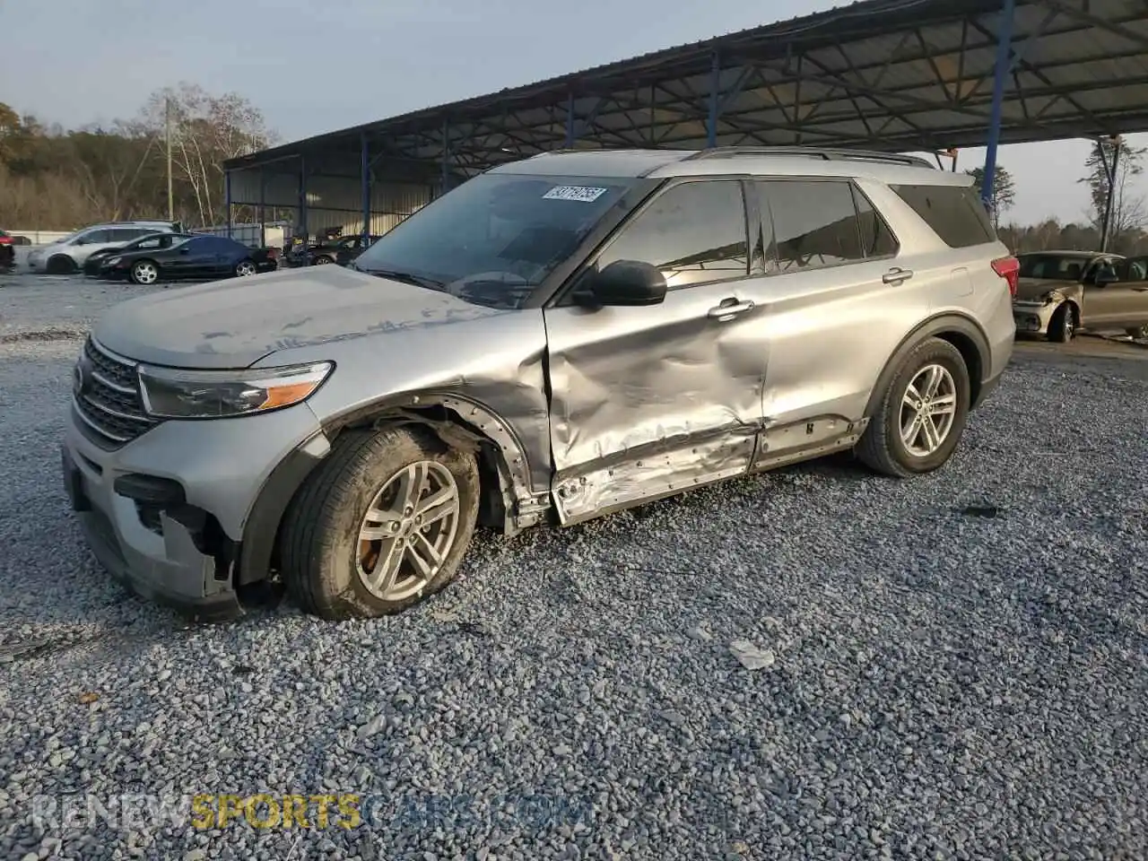 1 Photograph of a damaged car 1FMSK7DH2MGB11637 FORD EXPLORER 2021