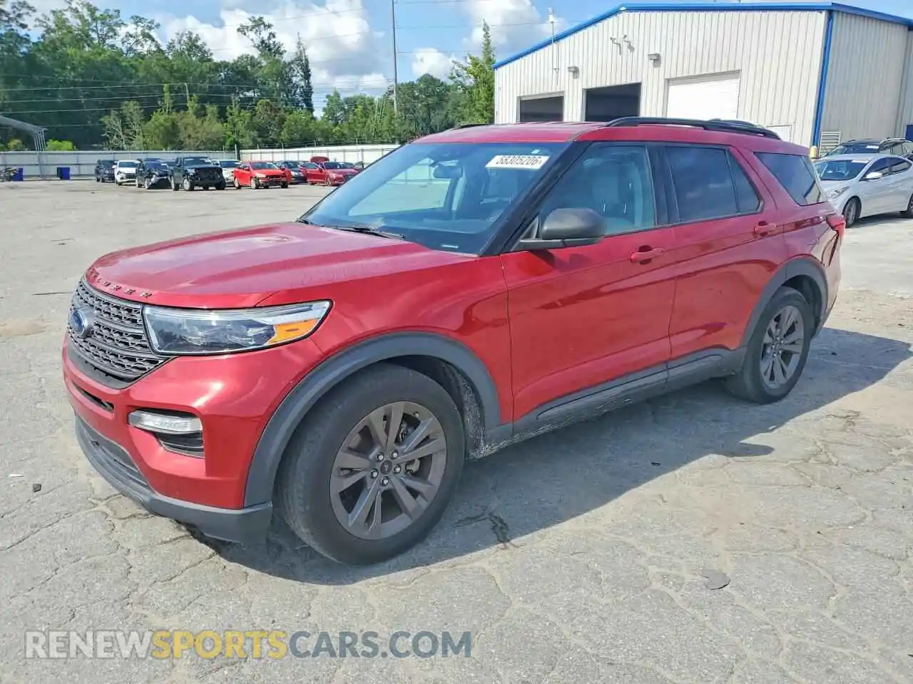 1 Photograph of a damaged car 1FMSK7DH2MGB61051 FORD EXPLORER 2021