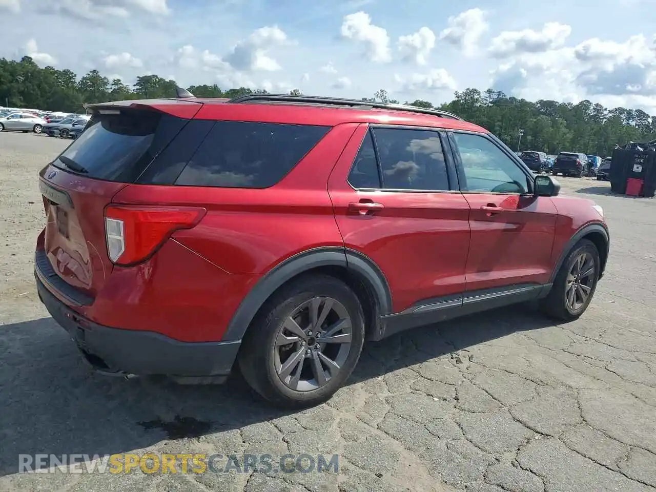 3 Photograph of a damaged car 1FMSK7DH2MGB61051 FORD EXPLORER 2021