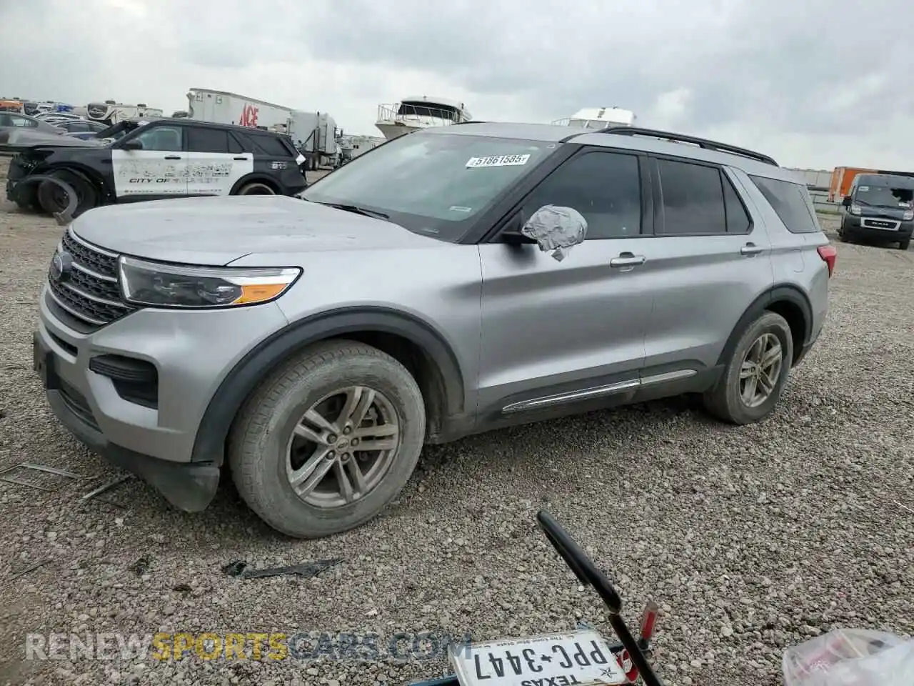 1 Photograph of a damaged car 1FMSK7DH3MGA81807 FORD EXPLORER 2021