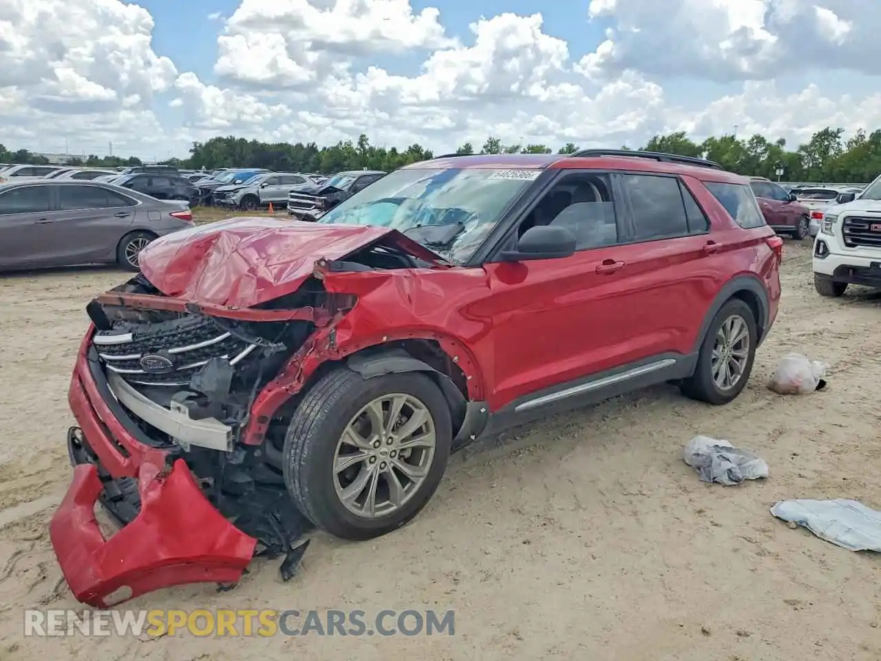 1 fotografías del automóvil dañado 1FMSK7DH3MGB31475 FORD EXPLORER 2021
