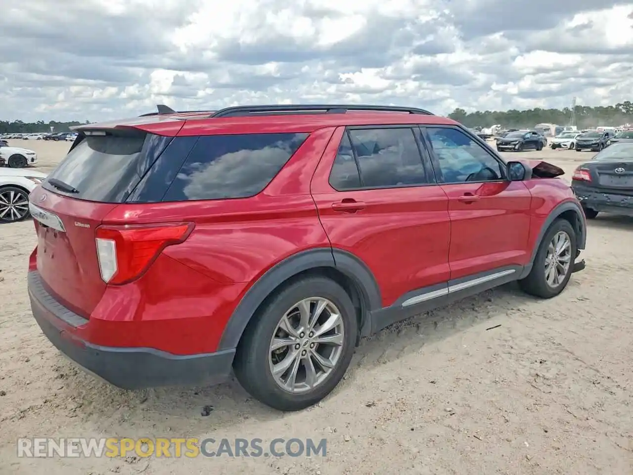 3 fotografías del automóvil dañado 1FMSK7DH3MGB31475 FORD EXPLORER 2021