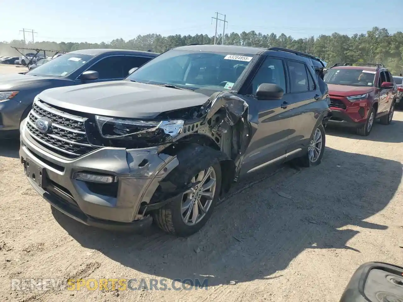 1 Photograph of a damaged car 1FMSK7DH4MGA37508 FORD EXPLORER 2021