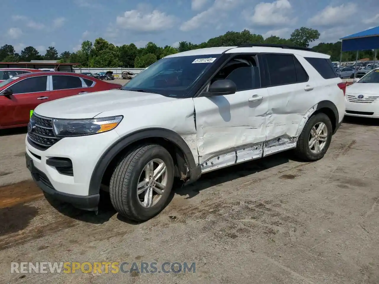 1 Photograph of a damaged car 1FMSK7DH4MGA61078 FORD EXPLORER 2021