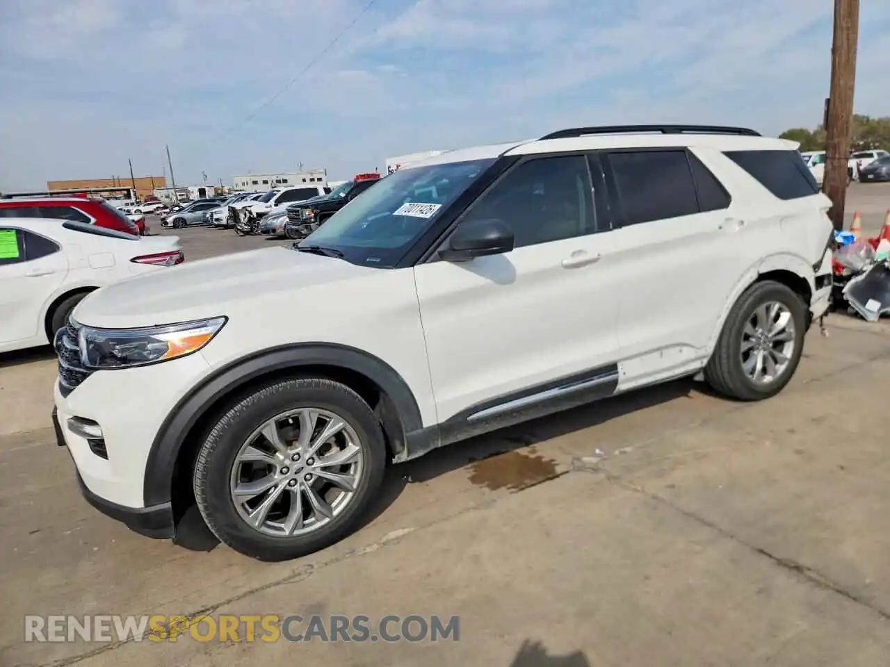 1 Photograph of a damaged car 1FMSK7DH4MGB20811 FORD EXPLORER 2021