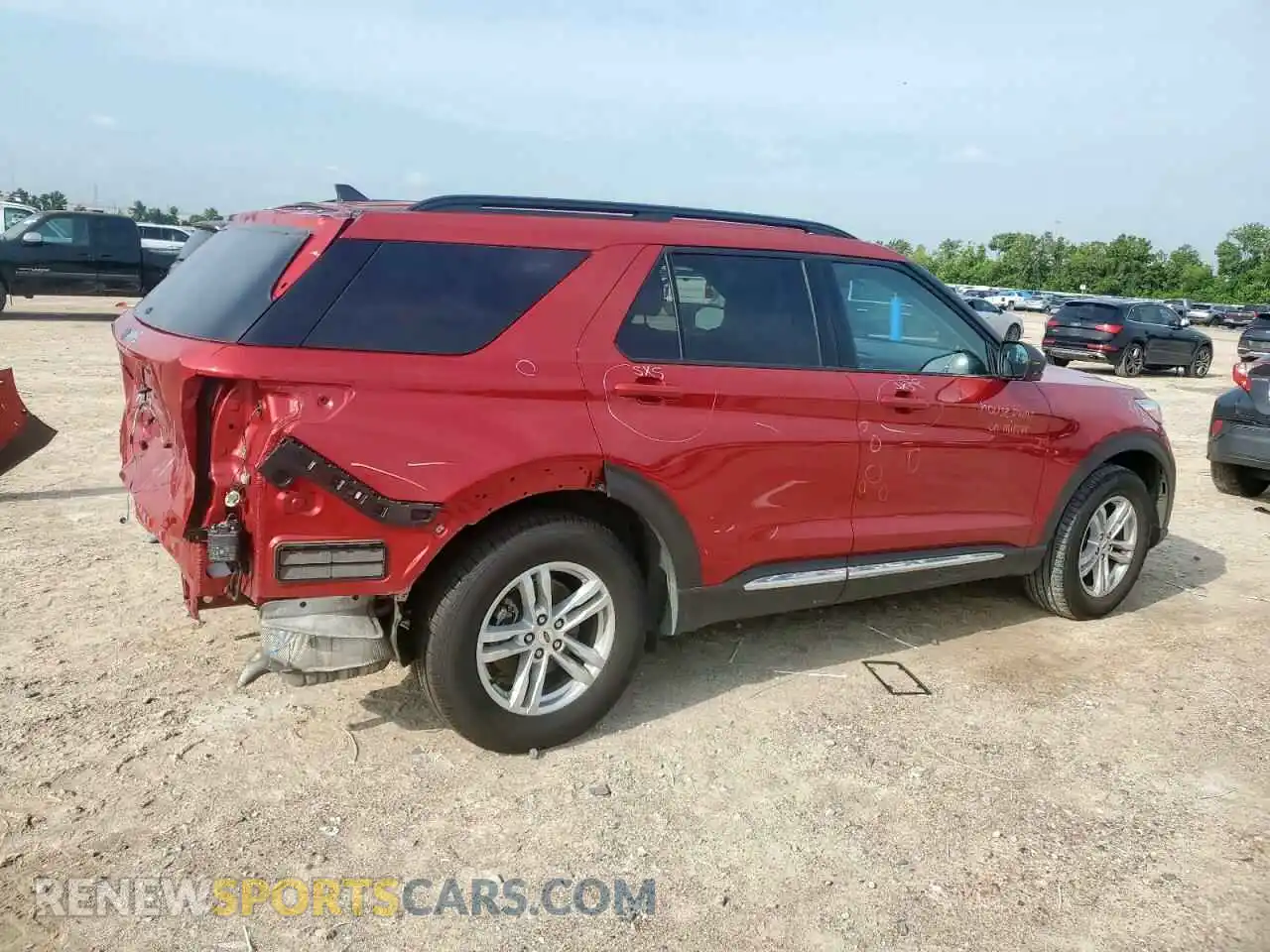 3 fotografías del automóvil dañado 1FMSK7DH4MGC04692 FORD EXPLORER 2021