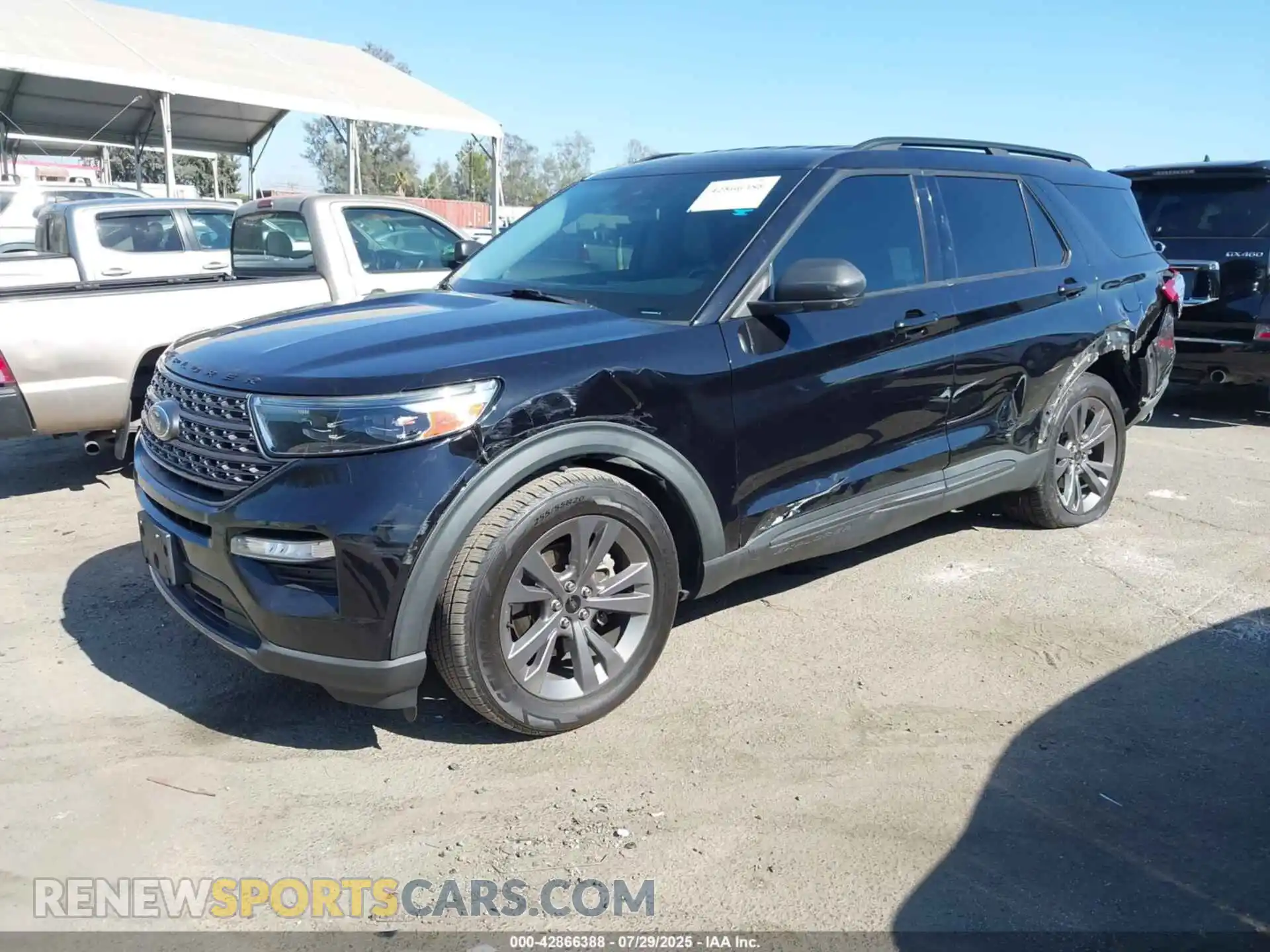 2 Photograph of a damaged car 1FMSK7DH5MGB61206 FORD EXPLORER 2021