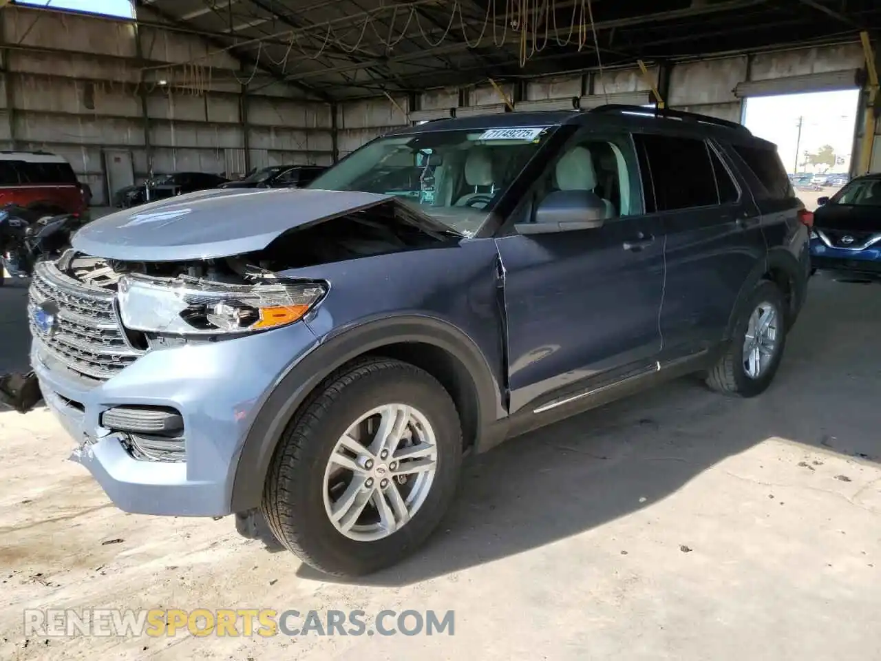 1 Photograph of a damaged car 1FMSK7DH5MGB71640 FORD EXPLORER 2021