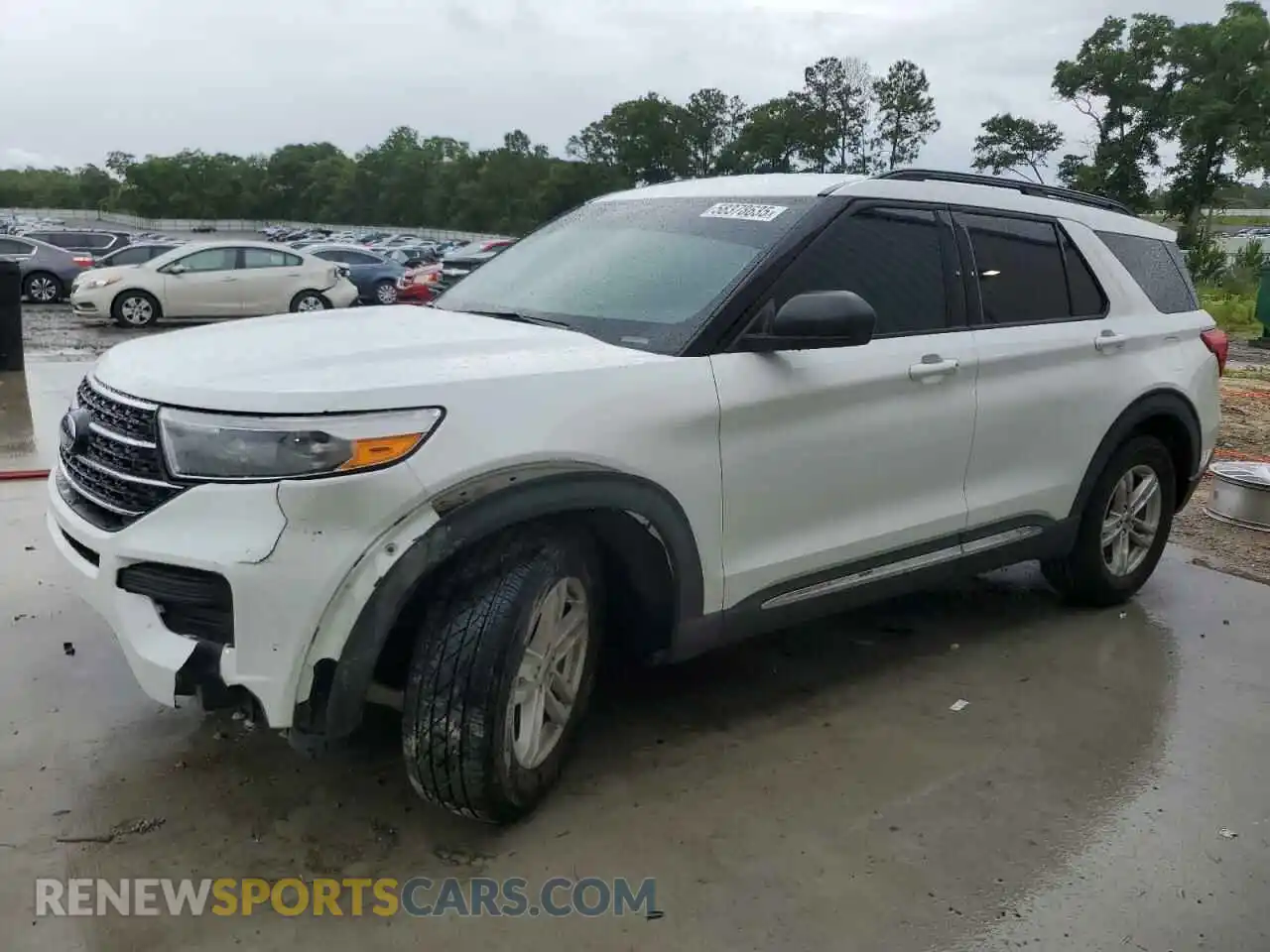 1 Photograph of a damaged car 1FMSK7DH5MGC39399 FORD EXPLORER 2021