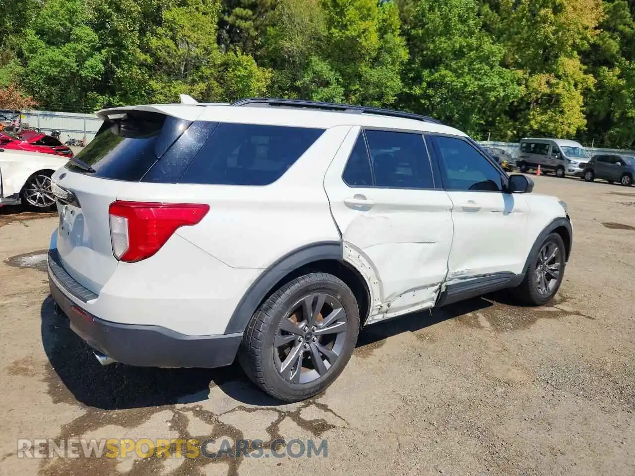 3 fotografías del automóvil dañado 1FMSK7DH7MGA77890 FORD EXPLORER 2021