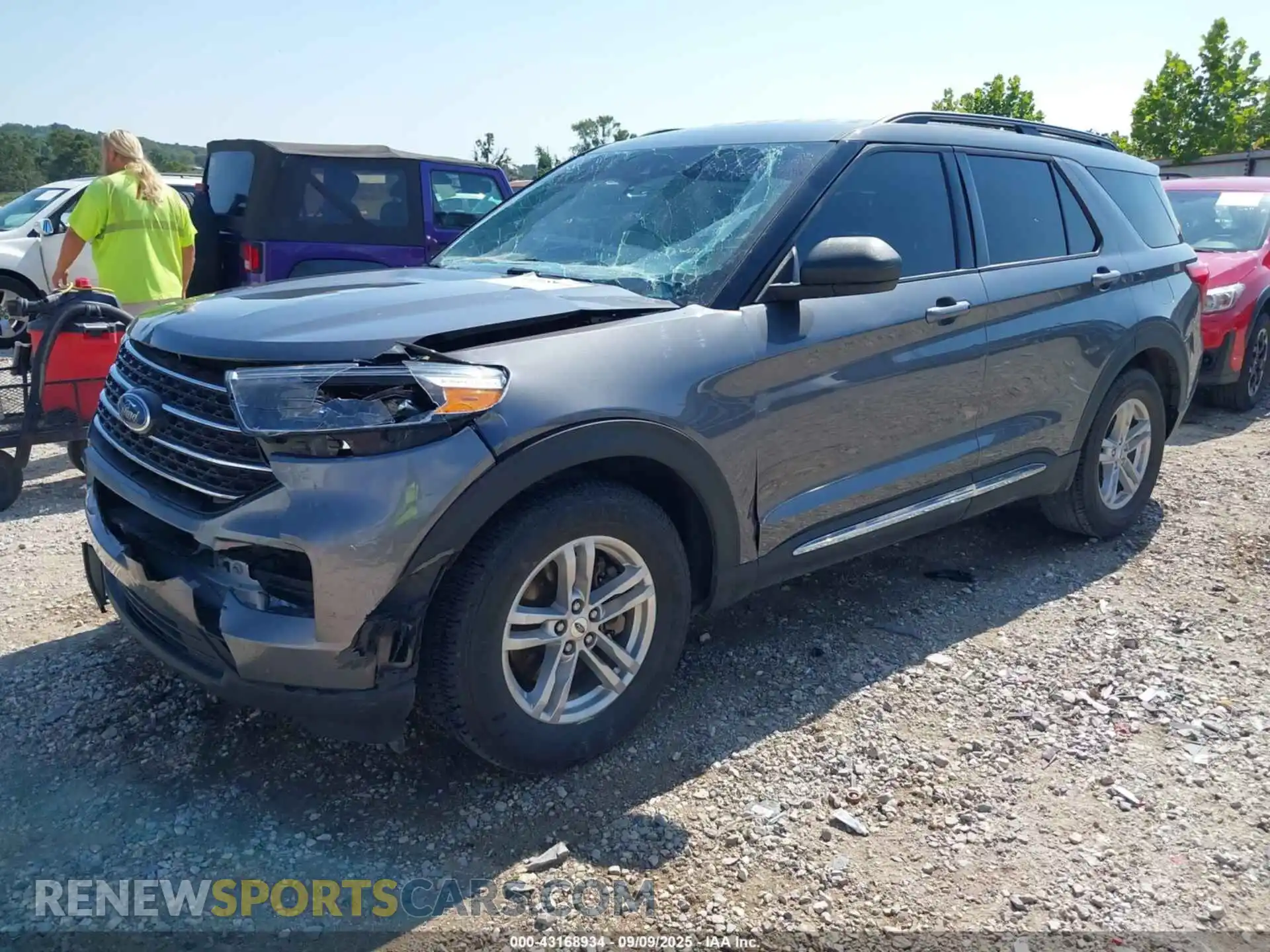 2 Photograph of a damaged car 1FMSK7DH7MGC39680 FORD EXPLORER 2021
