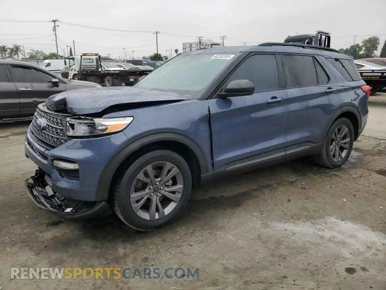 1 Photograph of a damaged car 1FMSK7DH7MGC40165 FORD EXPLORER 2021