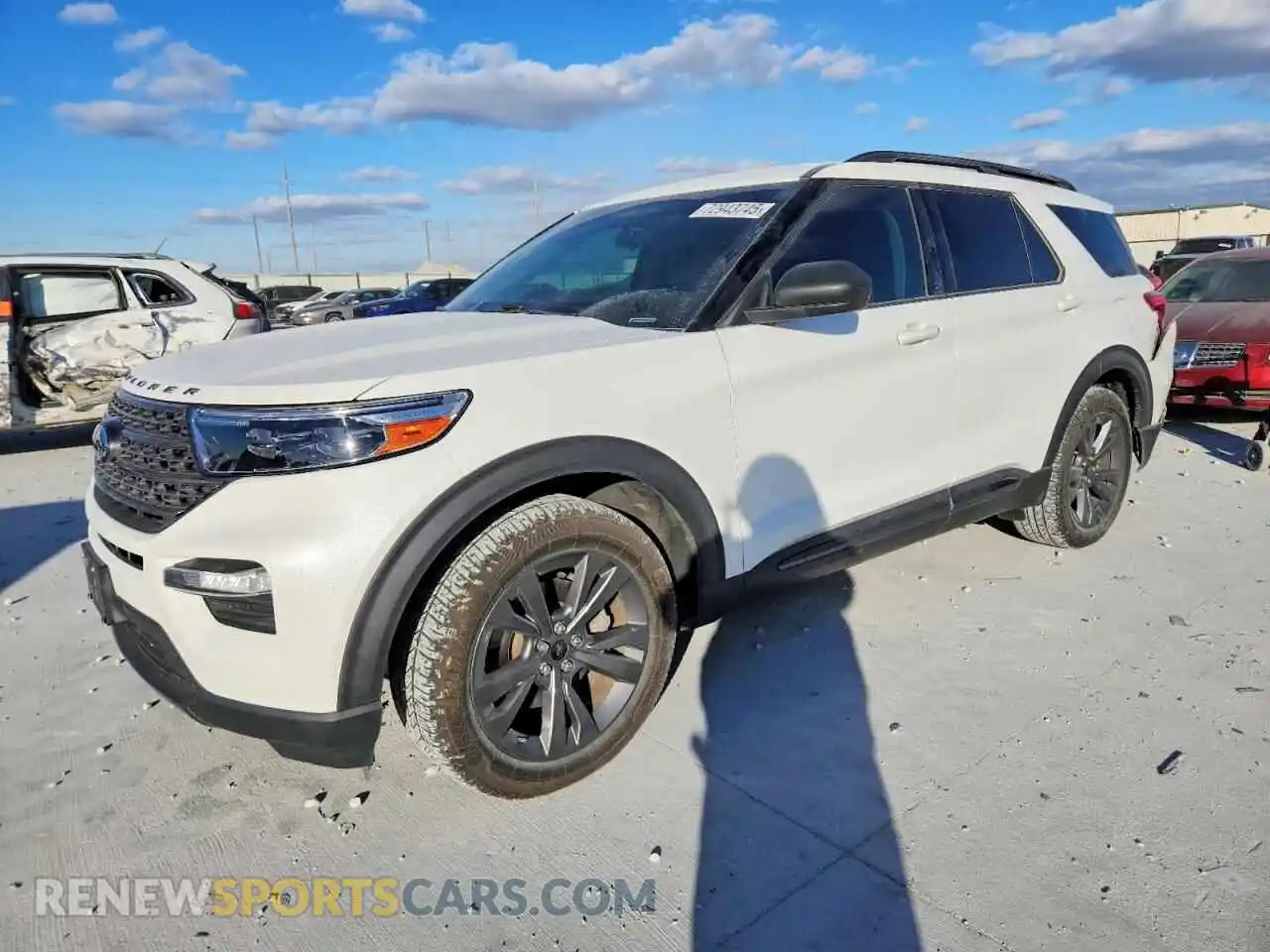 1 Photograph of a damaged car 1FMSK7DHXMGA70576 FORD EXPLORER 2021