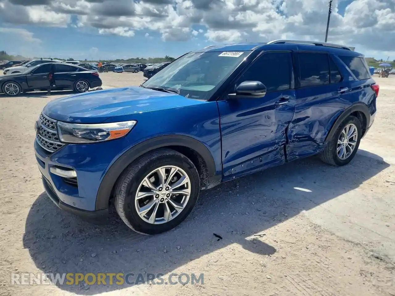 1 Photograph of a damaged car 1FMSK7FH1MGB07186 FORD EXPLORER 2021
