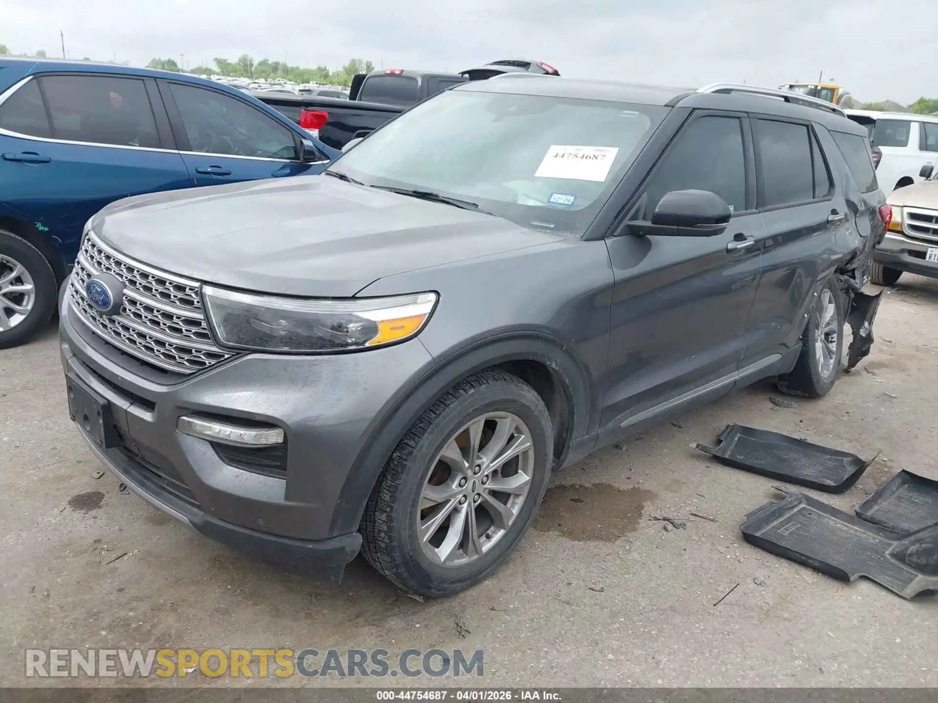 2 fotografías del automóvil dañado 1FMSK7FH7MGC14713 FORD EXPLORER 2021