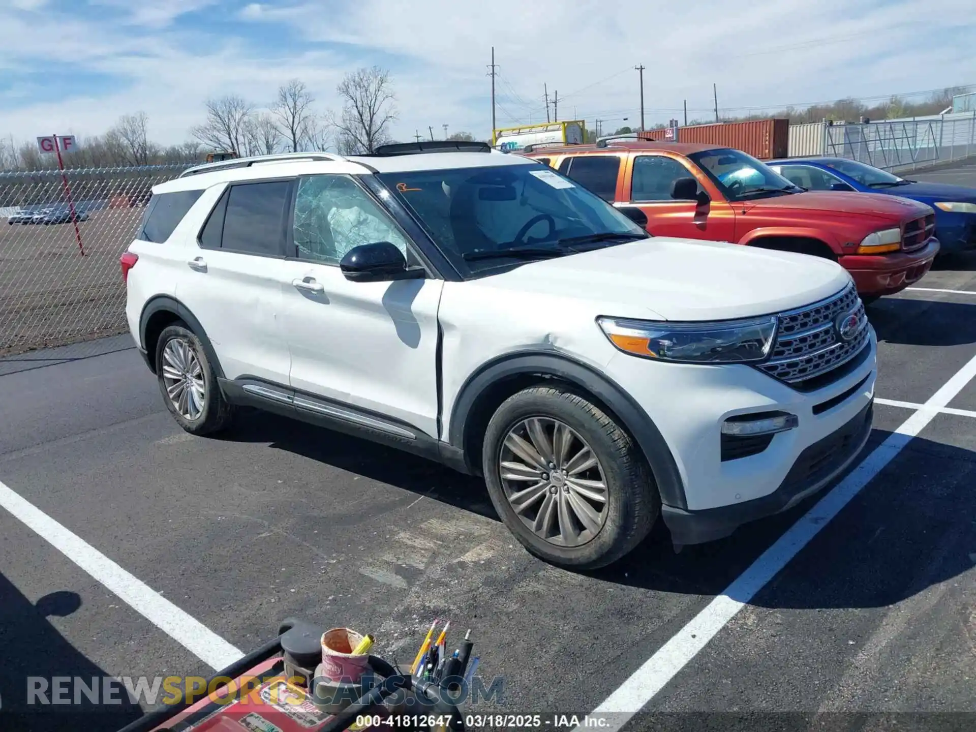 1 Photograph of a damaged car 1FMSK7FH7MGC17885 FORD EXPLORER 2021