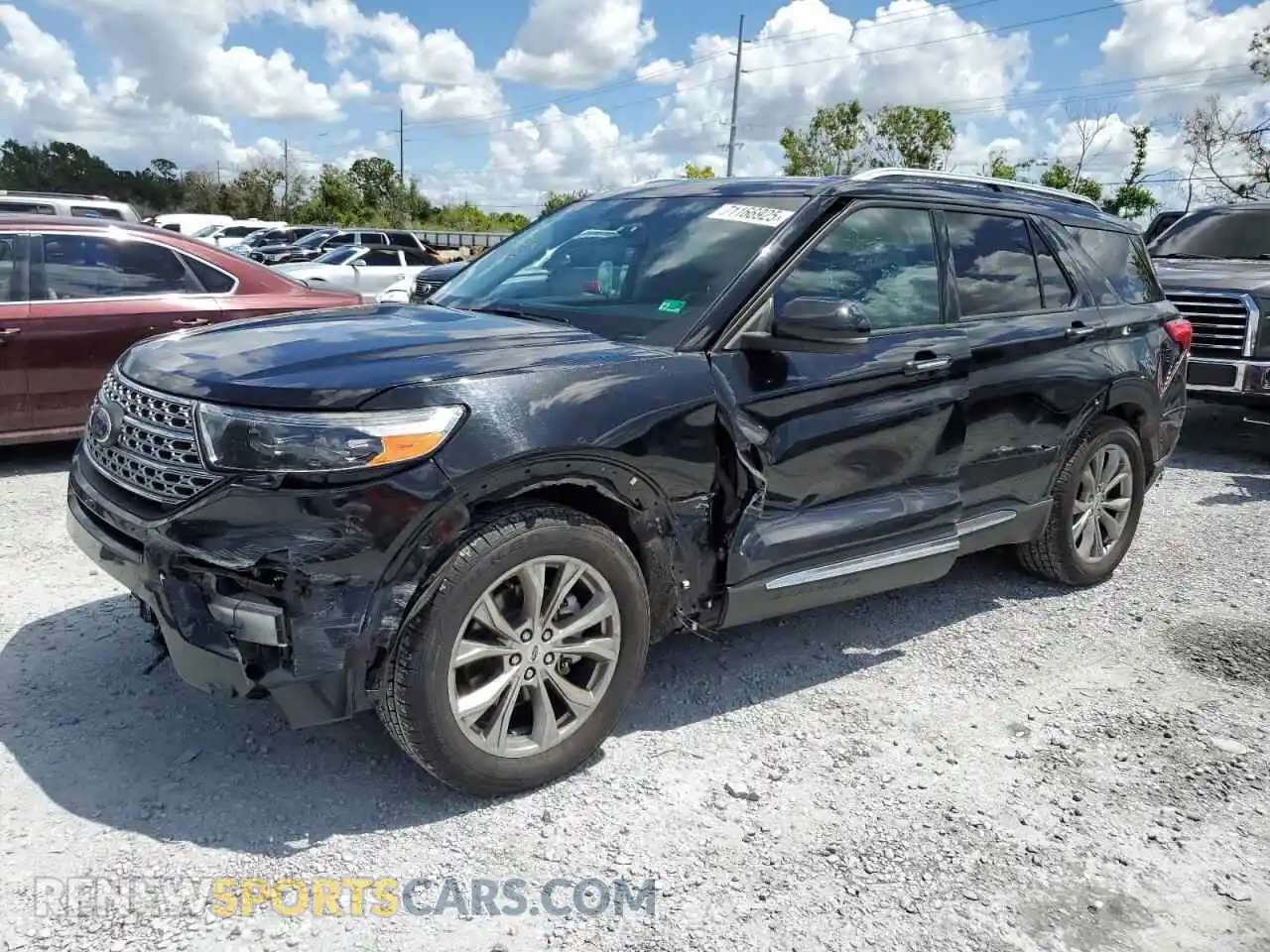 1 Photograph of a damaged car 1FMSK7FH9MGA85826 FORD EXPLORER 2021
