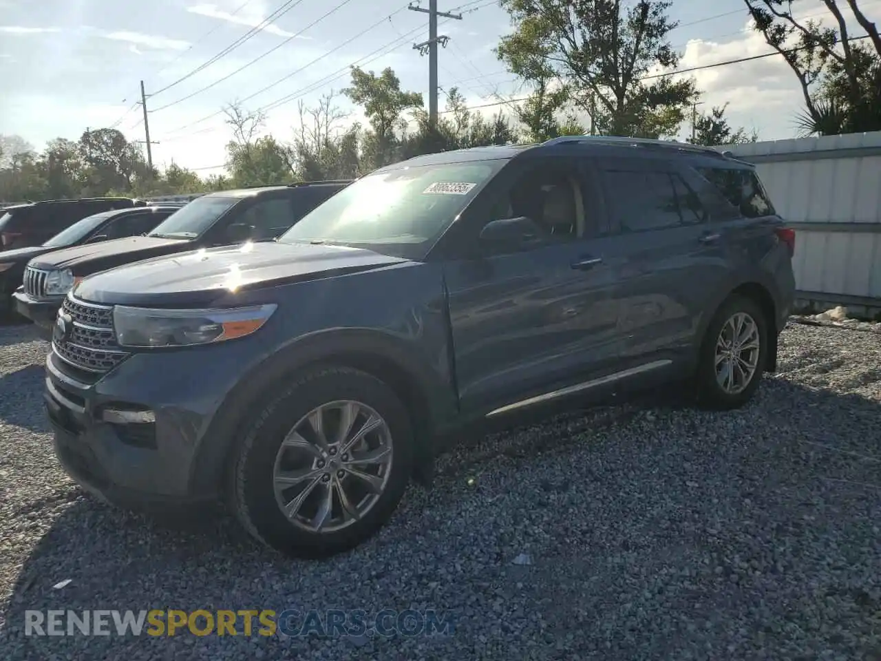 1 Photograph of a damaged car 1FMSK7FHXMGA32603 FORD EXPLORER 2021