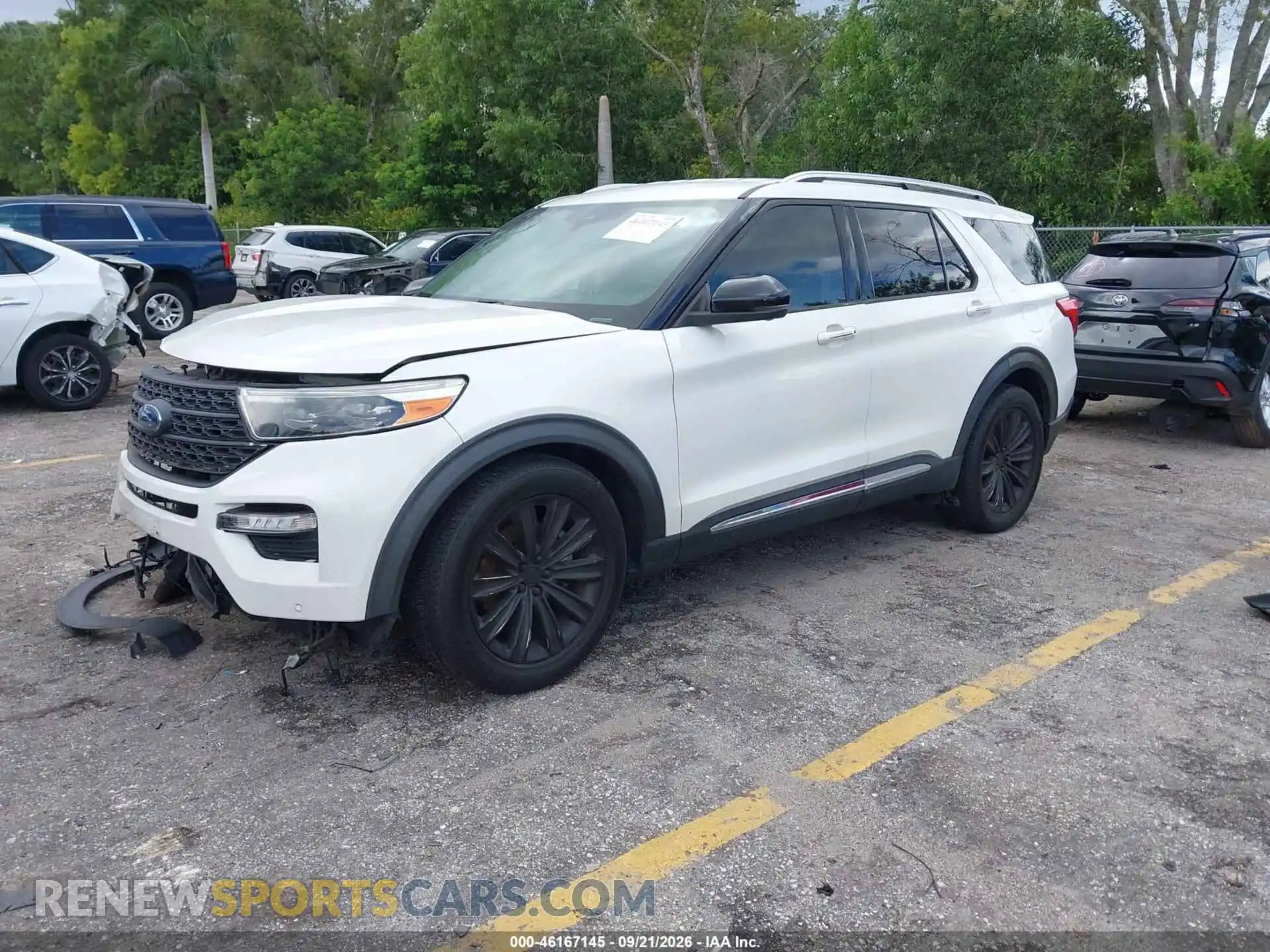 2 Photograph of a damaged car 1FMSK7FHXMGB92965 FORD EXPLORER 2021