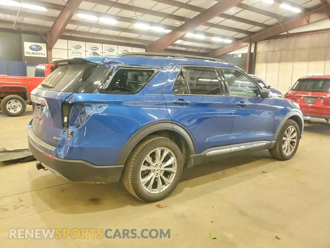 3 fotografías del automóvil dañado 1FMSK8DH0MGA25507 FORD EXPLORER 2021