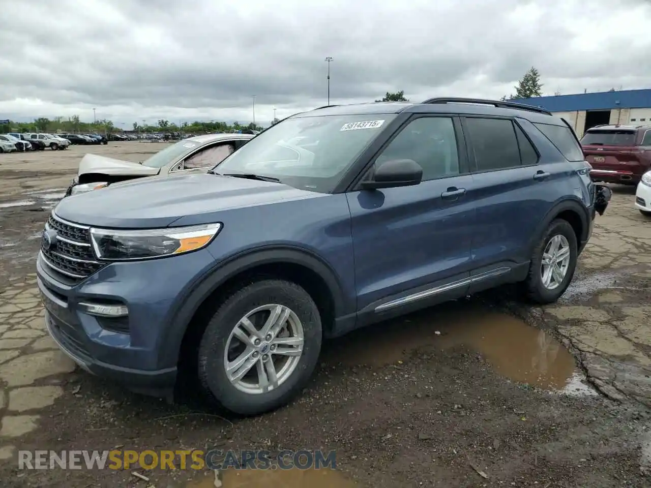 1 Photograph of a damaged car 1FMSK8DH0MGA80510 FORD EXPLORER 2021