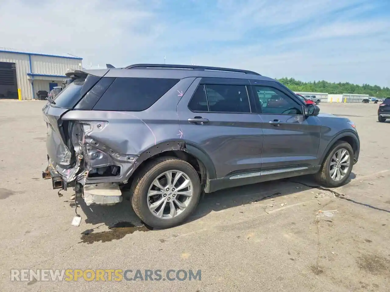 3 Photograph of a damaged car 1FMSK8DH0MGB09813 FORD EXPLORER 2021