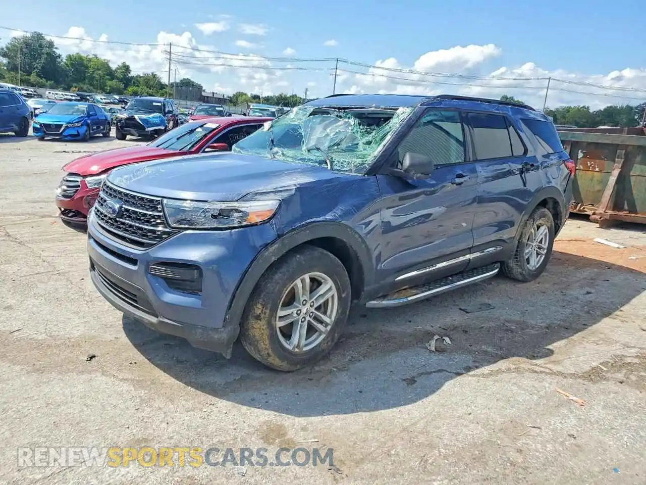 1 Photograph of a damaged car 1FMSK8DH0MGB42083 FORD EXPLORER 2021