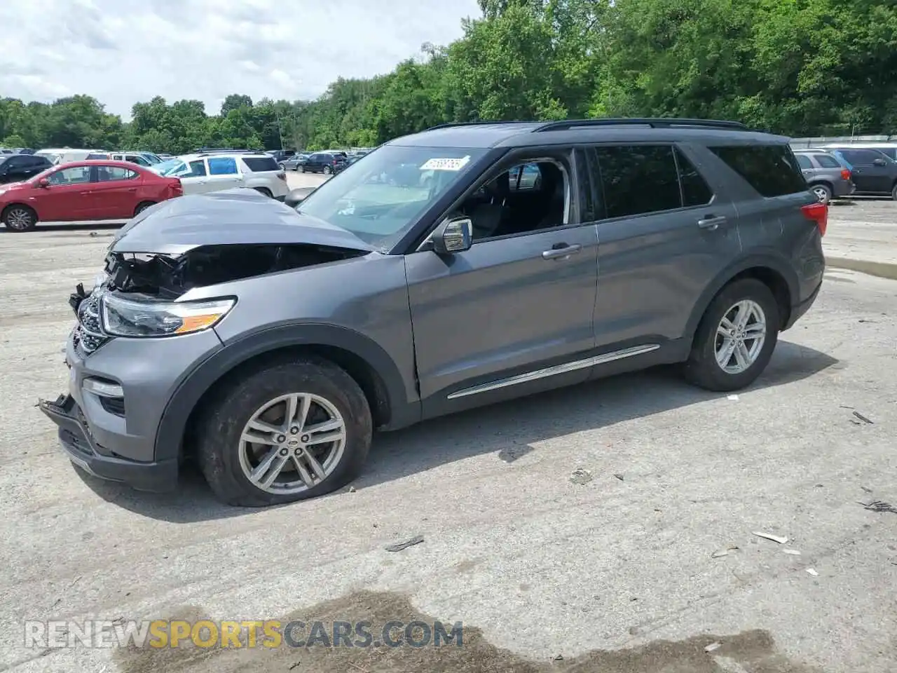 1 Photograph of a damaged car 1FMSK8DH0MGB58509 FORD EXPLORER 2021
