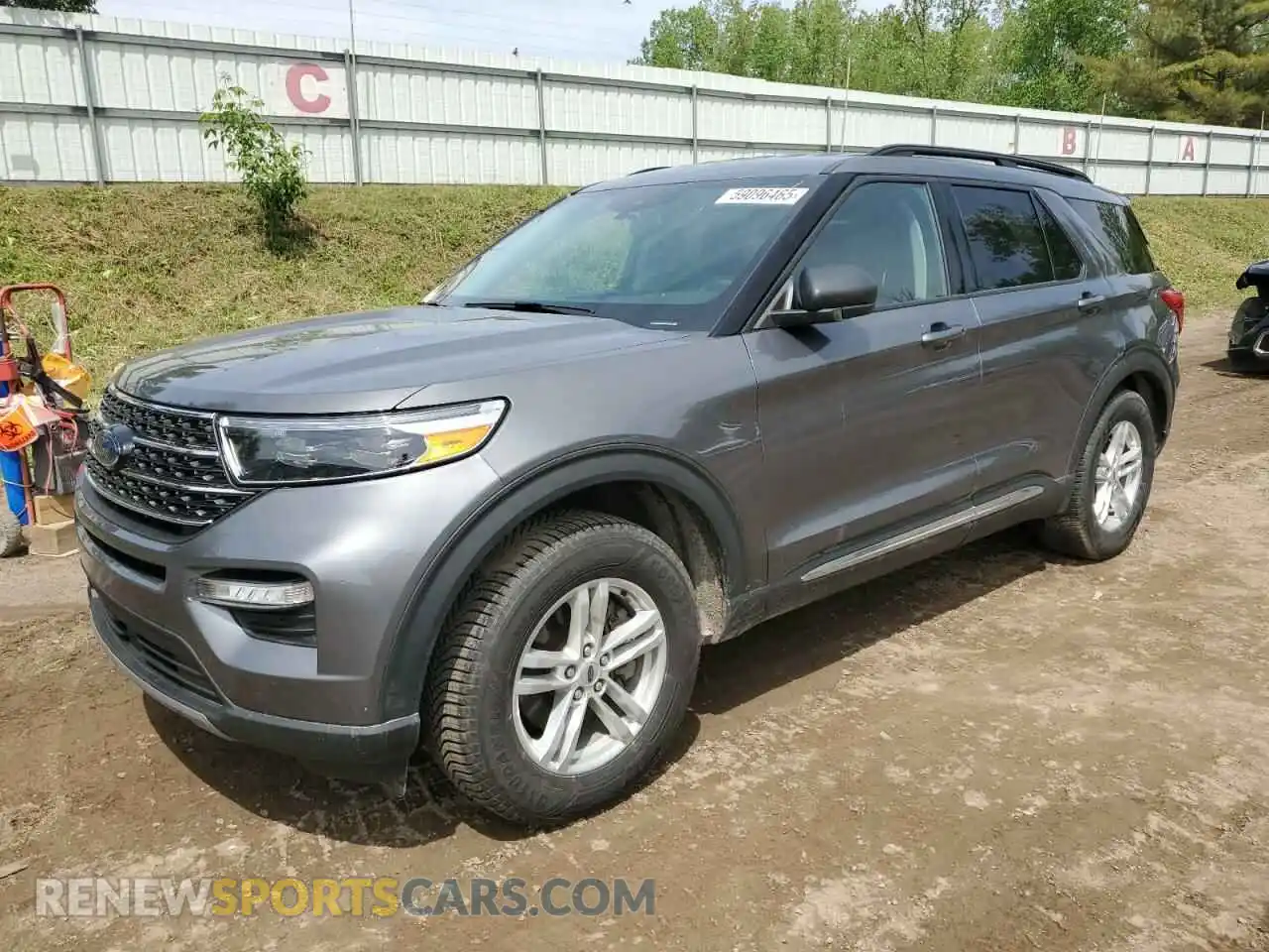 1 Photograph of a damaged car 1FMSK8DH0MGC37243 FORD EXPLORER 2021