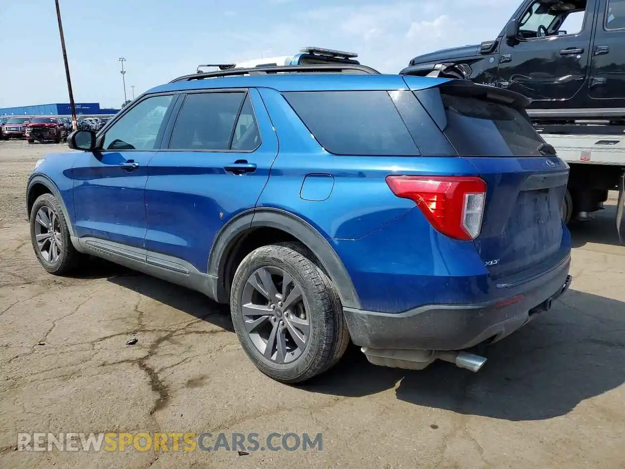 2 fotografías del automóvil dañado 1FMSK8DH0MGC42118 FORD EXPLORER 2021