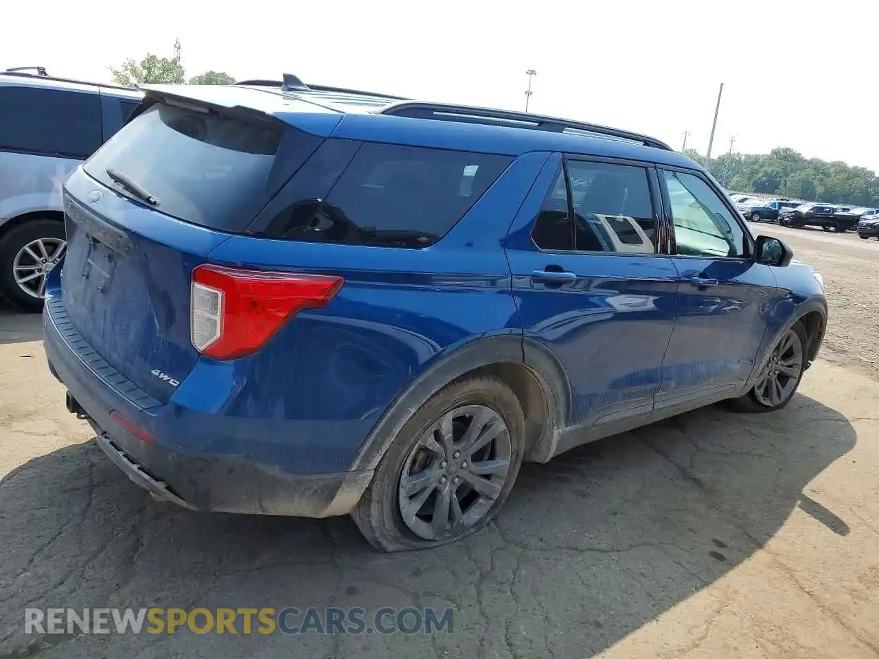 3 fotografías del automóvil dañado 1FMSK8DH0MGC42118 FORD EXPLORER 2021