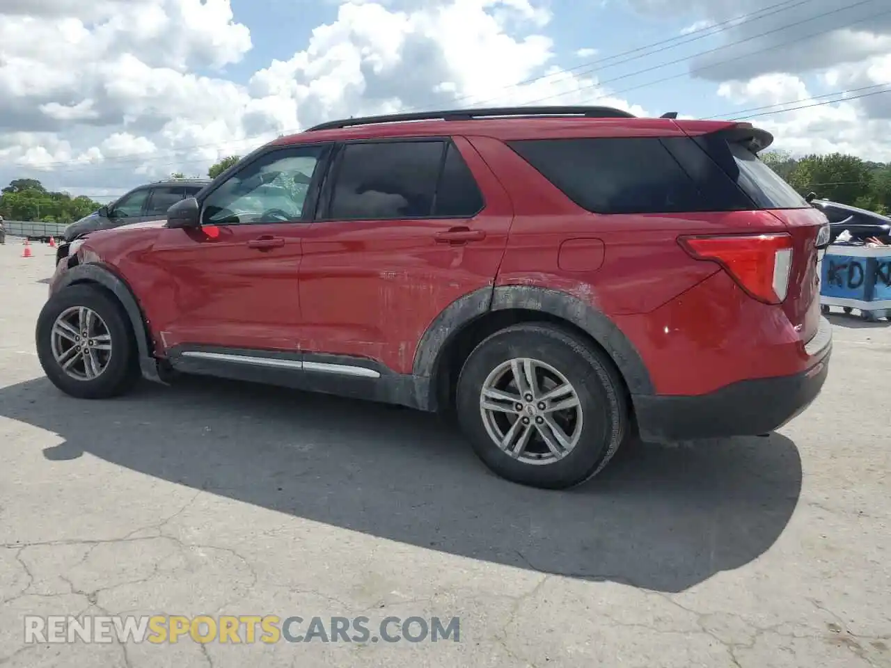 2 Фотография поврежденного автомобиля 1FMSK8DH2MGA54913 FORD EXPLORER 2021