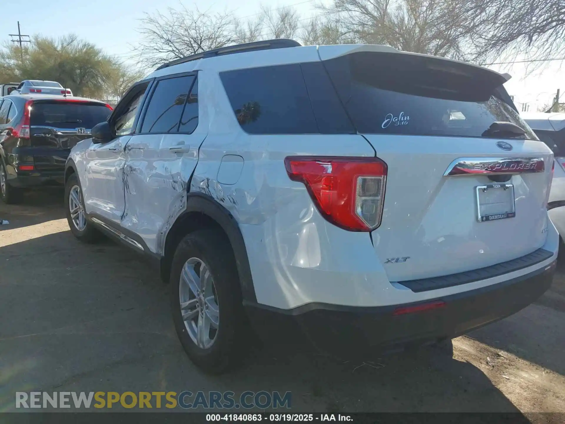 3 Photograph of a damaged car 1FMSK8DH2MGA95784 FORD EXPLORER 2021