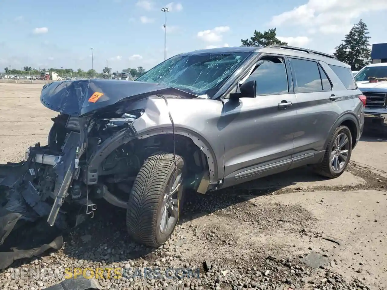 1 Photograph of a damaged car 1FMSK8DH3MGA03985 FORD EXPLORER 2021