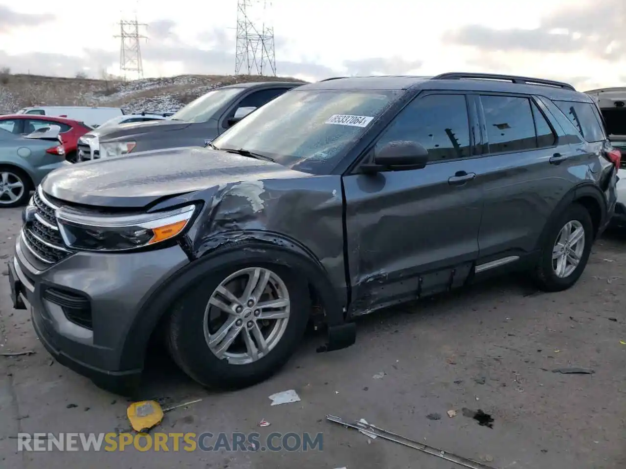 1 Photograph of a damaged car 1FMSK8DH3MGB60075 FORD EXPLORER 2021