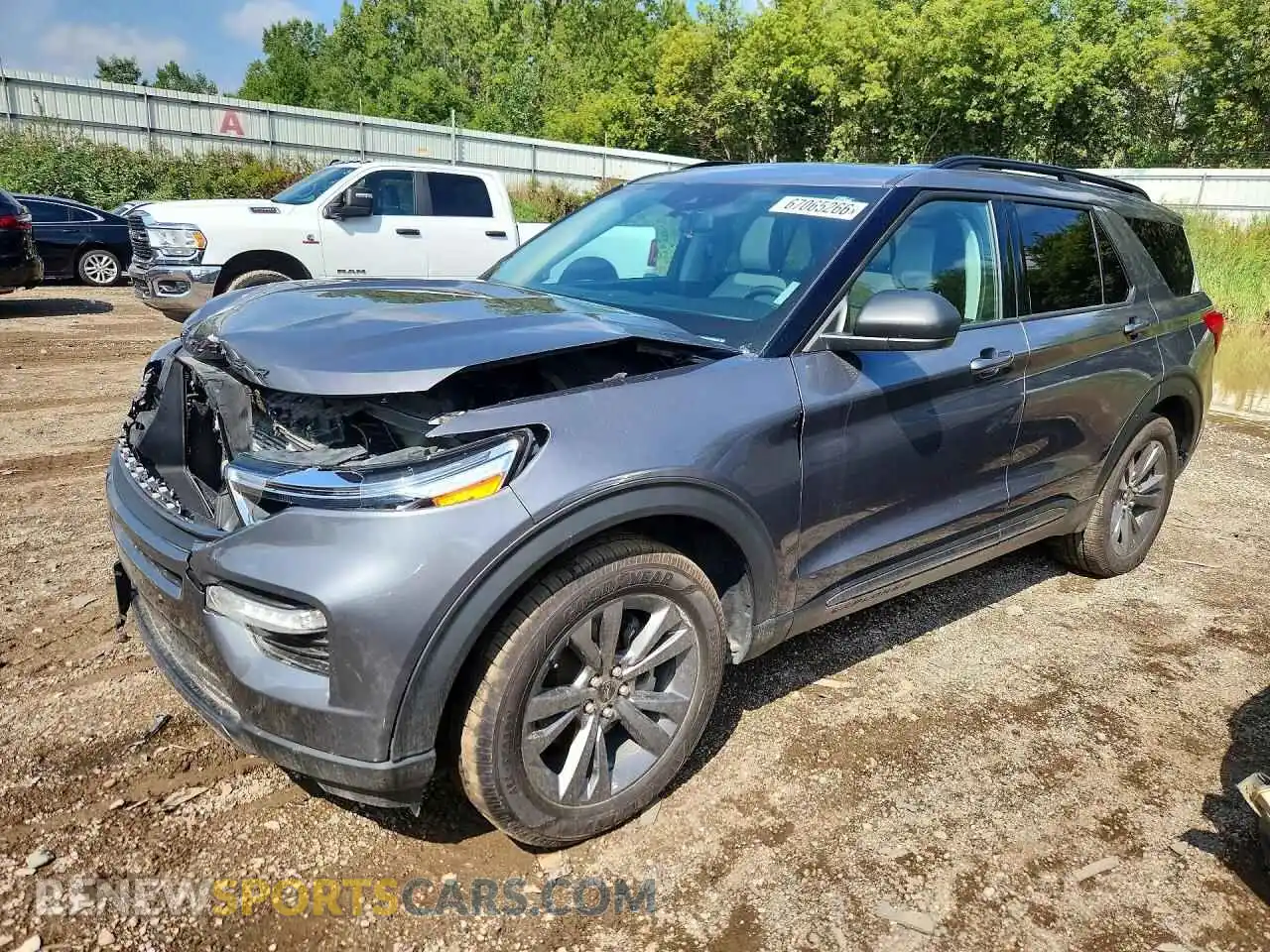 1 Photograph of a damaged car 1FMSK8DH3MGB78446 FORD EXPLORER 2021
